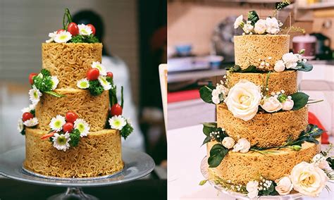 Instant Noodle Wedding Cakes Are Suddenly Becoming Very Popular Wowshack