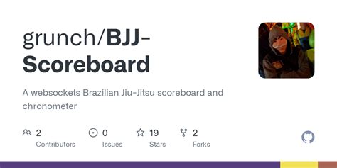 Github Grunchbjj Scoreboard A Websockets Brazilian Jiu Jitsu