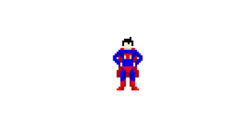 Superman Contest Pixel Art
