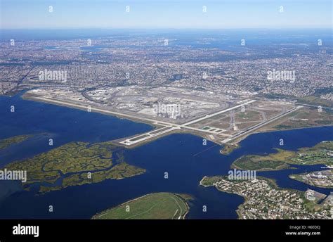 Aerial View Of The John F Kennedy International Airport Jfk In Stock
