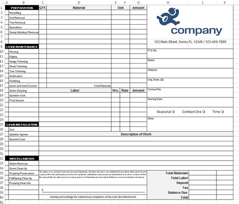 Download free work order forms. Hvac Invoice Template | shatterlion.info