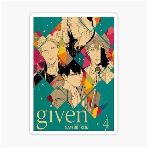 Given Anime Sticker For Sale By Kalicii Redbubble