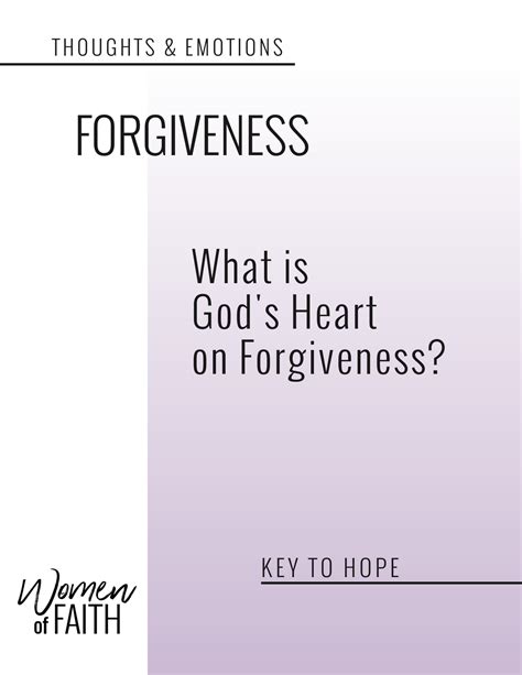 Key To Hope Forgiveness