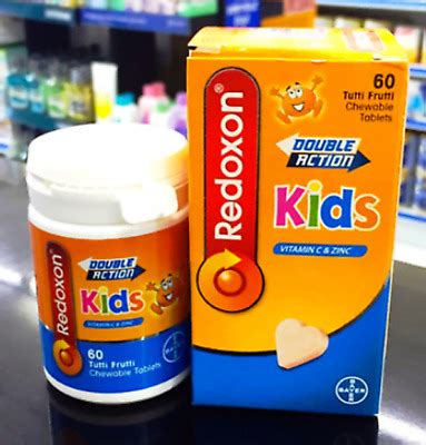 Kids need vitamin c based on their age. Redoxon Double Action Kids Vitamin C & Zinc 60's New ...
