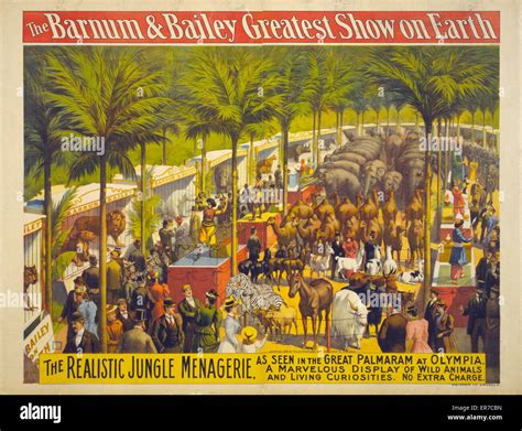 The Barnum Bailey Greatest Show On Earth The Realistic J Stock Photo Alamy