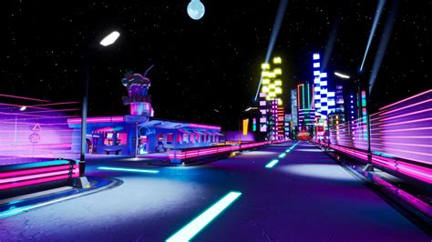 Neon Highway Thebritenite Fortnite Creative Map Code
