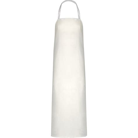 White Food Processing Apron 122cm X 91cm Not Branded Tabards