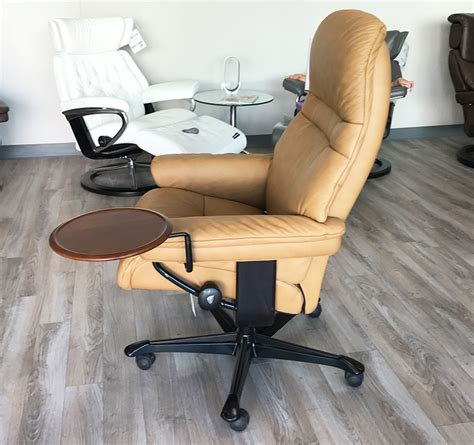 To create the chair, a generous layer of perforated foam is moulded directly over the frame. Stressless Sunrise Office Desk Chair Paloma Taupe Leather ...