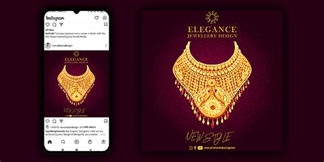 Jewellery Social Media Advertising Post Banner Design Behance