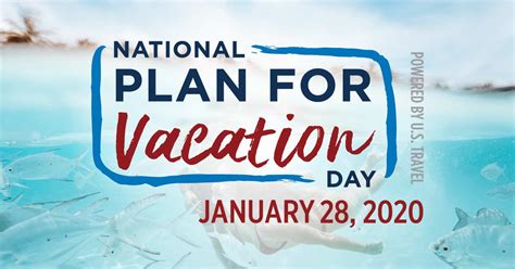 Celebrate National Plan For Vacation Day