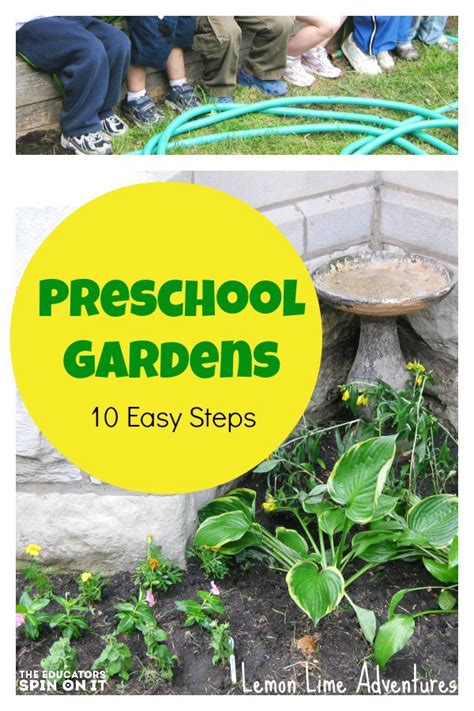 School Garden Learning Activities For Preschoolers