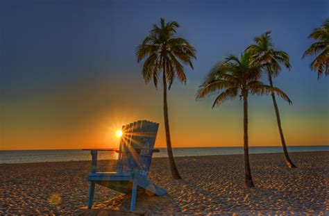 Fort Lauderdale Beach Chair Sun Flare F Flickr