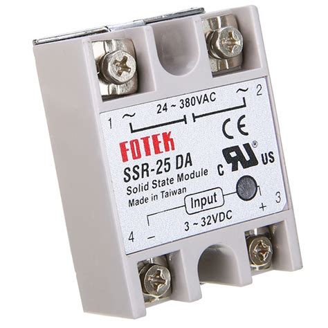 24 380v 25a Solid State Relay Ssr 25 Da Solid State Relay For Pid