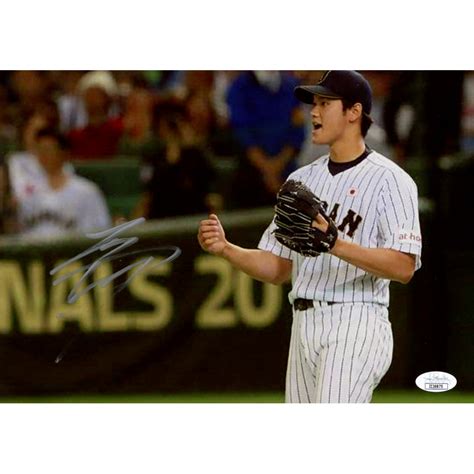 Shohei Ohtani Signed Team Japan 8x115 Photo Jsa Coa Pristine Auction