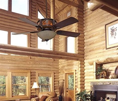Ceiling fan lighting assemblies come in a variety of styles. Ceiling Fans for Log Homes