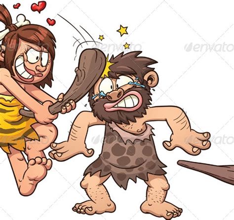 Caveman Couple By Memoangeles Graphicriver