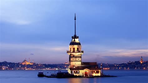 The Beauty Is Amazing Views Of City Lights Sea Tourism Turkey
