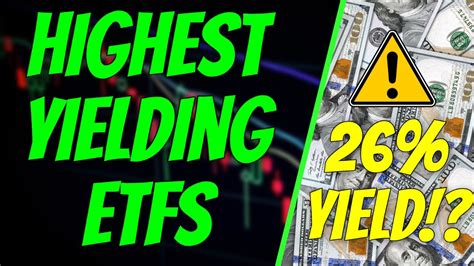Highest Paying Dividend Stock Etfs Yields 26 Beware Youtube