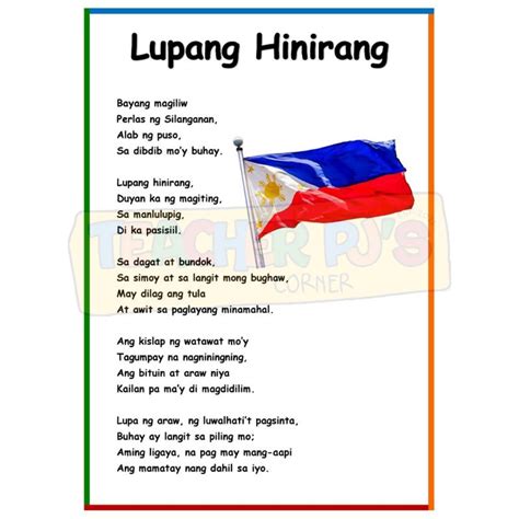 Mabuhay Ang Philippines Lupang Hinirang National Anthem Philippines
