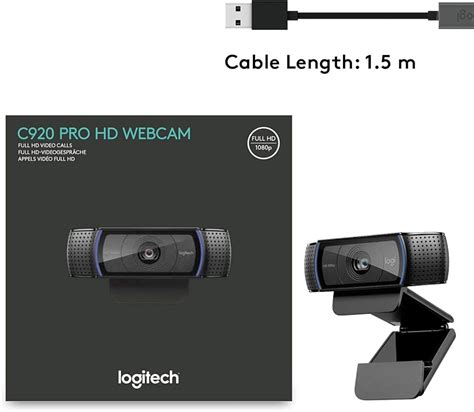 Logitech C Pro Full Hd P Fps P Fps Webcam Auto Focus Web