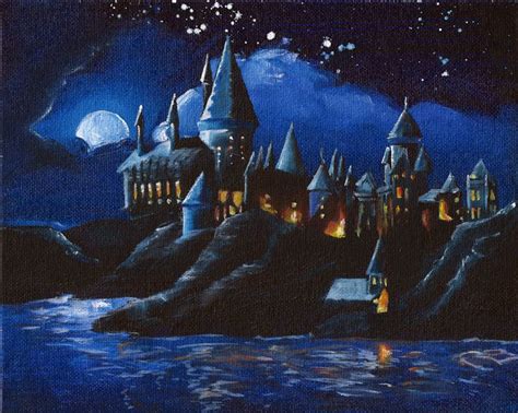 Hogwarts Castle By Ryan Burdzinski Ryan Burdzinski Castle Painting
