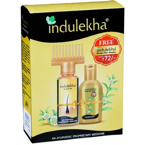 Buy Indulekha Bringha Hair Oil Free Indulekha Bringha Hair Shampoo 50