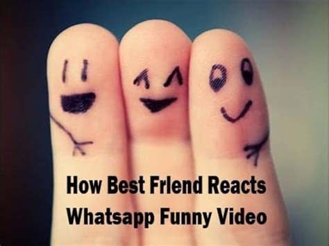 ( whatsapp status for friendship ). How Best Friend Reacts | Whatsapp Funny Videos - YouTube