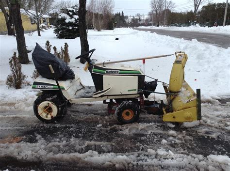 Bolens St 160 Lawn Tractor With 38 John Deer Snowblower Summerside Pei