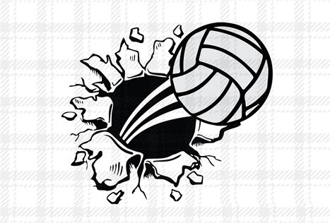 Volleyball Design Vector Logo Graphic By Johanruartist · Creative Fabrica