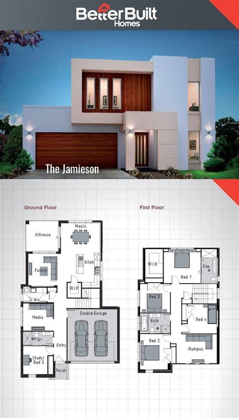 The Jamieson Double Storey House Design Sq M M X M B