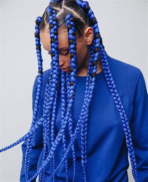 19 Blue Braids Hairstyles Braid Hairstyles