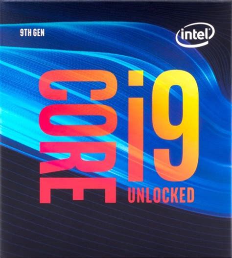 Intel Core I9 9900k 9th Generation 8 Core 16 Thread 36 Ghz 50 Ghz