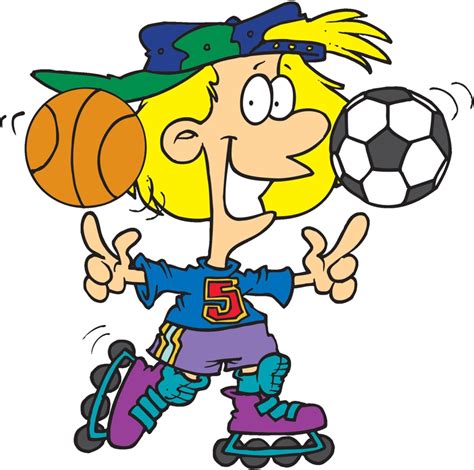 Sport Drawing Cartoon Sports Drawing Transparent Png Image Clipart