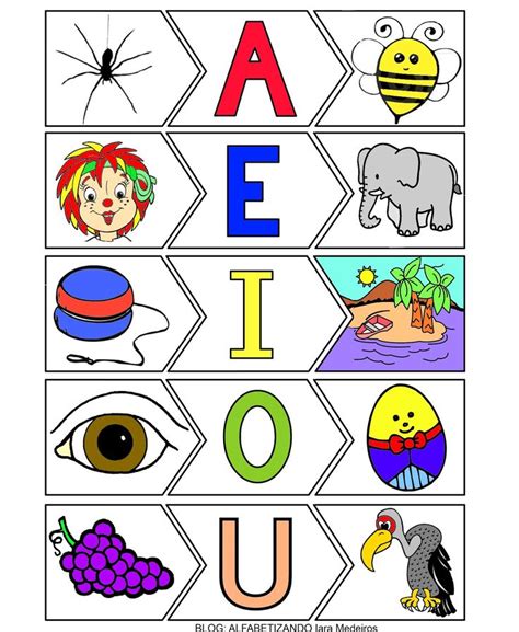 Trabalhando Com As Vogais Parte 2 Com Imagens Atividade Alfabeto