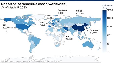 Worldwide Coronavirus Cases Top 200000 Doubling In Two Weeks