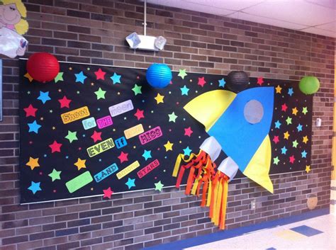 Shoot For The Moon Bulletin Board Idea 960×716 Pixels Space Theme