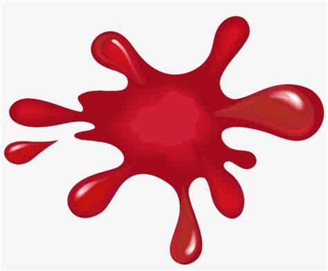 Red Paint Splatter Clipart 104px Image 6