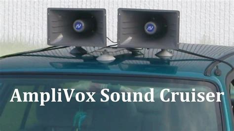 Sound Cruiser Car Pa Systems Youtube