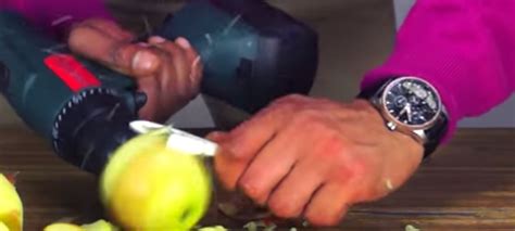 Peeling Apples With A Drill Apple Trick