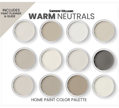 Warm Neutral Paint Colors From Sherwin Williams Warm Beige Etsy