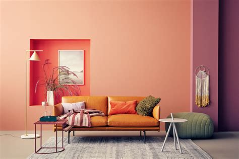 Warme Farben Im Wohnzimmer Apricottöne SchÖner Wohnen