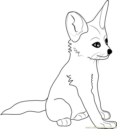 As your child colors this fox coloring page, he'll also get a head start on spelling and exercise his fine motor skills, too! Fennec Fox Baby Coloring Page - Free Fox Coloring Pages ...