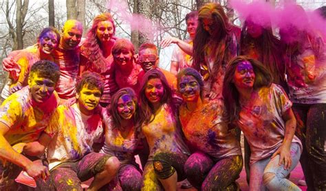 During holi, hindus attend a public bonfire, spray friends and family with colored powders and water, and generally go a bit wild in the streets. Want to Turn Holi Into Mini-Vacation? Then Head to These Amaze Holi Bashes Around Which You Can ...