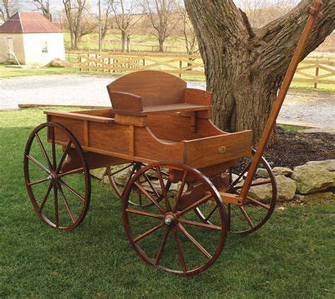 Old Fashioned Large Rustic Buckboard Wagon From Dutchcrafters Amish