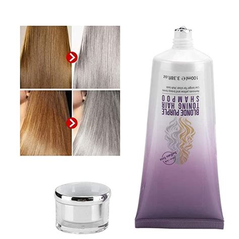 100ml Blond Hair Bleached Shampoo Hair Care Styling Tool