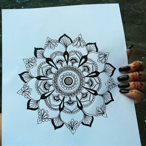 Easy Mandala Design You Can Click On The Link On My Profile To See