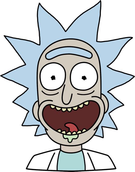 Download Rickandmorty Rickhappy1500 Rick And Morty Rick Face Full