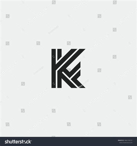 kf fk letters geometric logo icon stock vector royalty free 1866198157 shutterstock