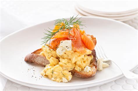 Smoked Salmon With Feta And Scrambled Eggs — Barossa Fine Foods