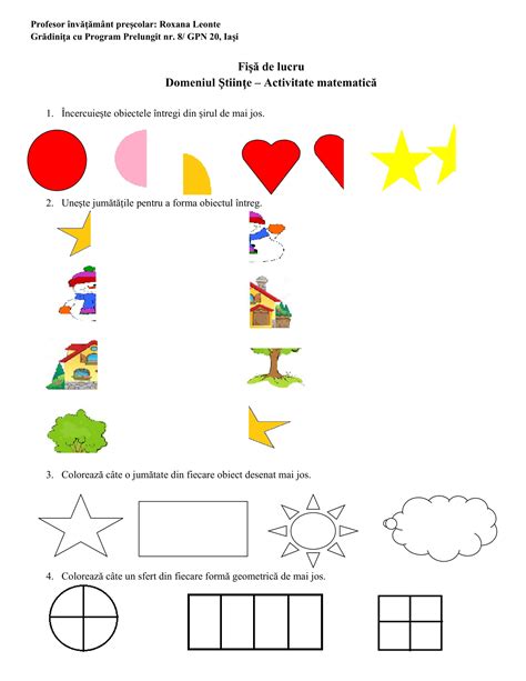 Academiaabc Fișă De Lucru 2 Grupa Mare Activitate Matematică
